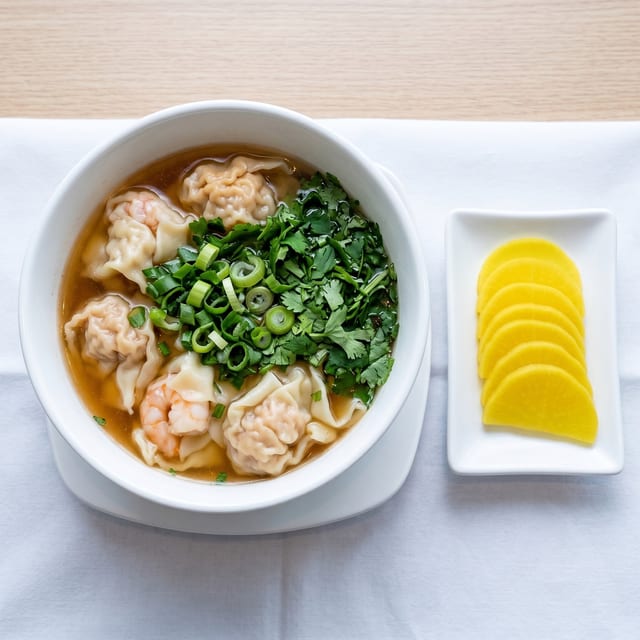 Wonton Noodle Soup.