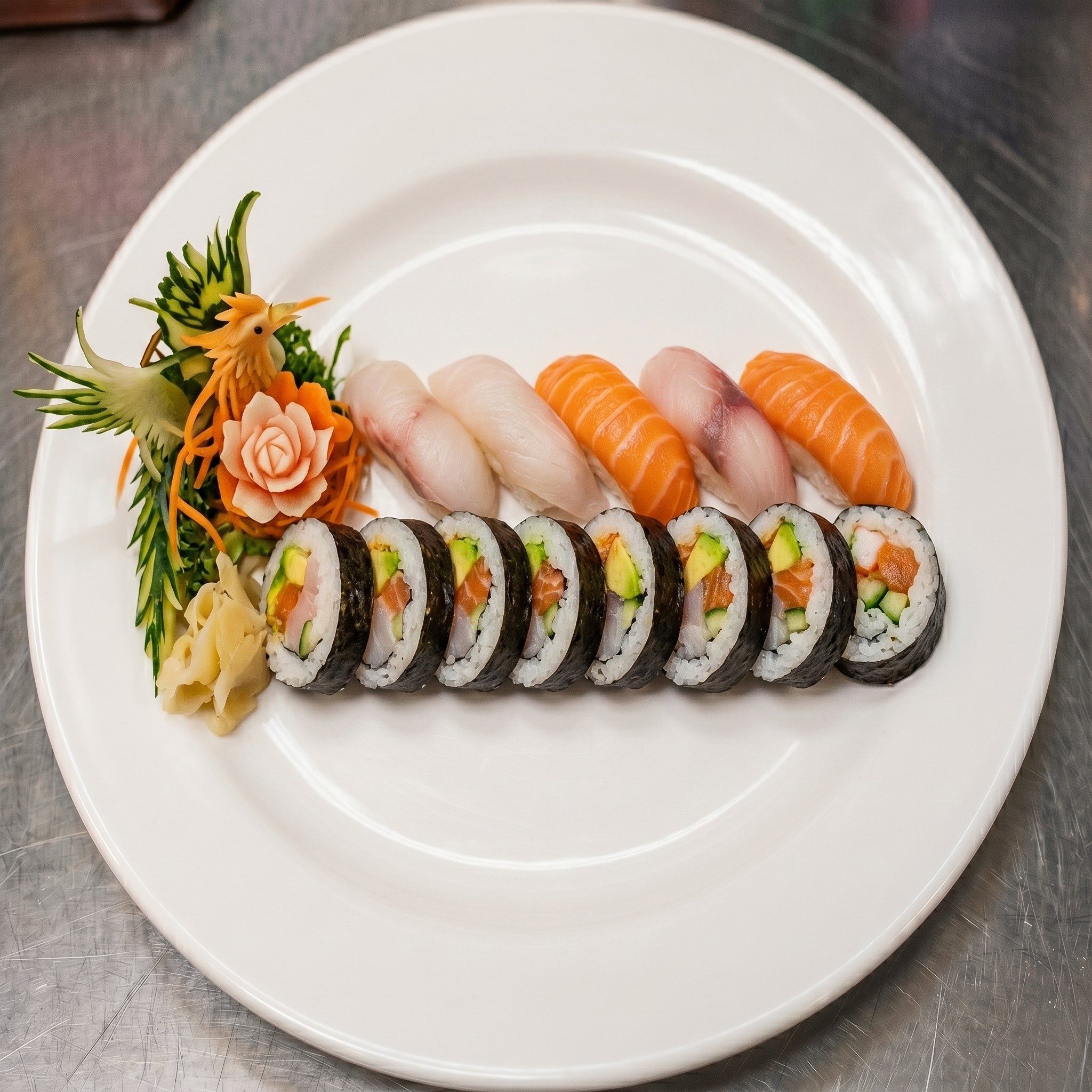 Orenji Dragon Roll.