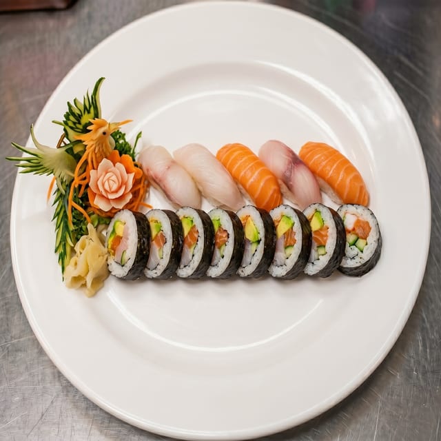 Orenji Dragon Roll.