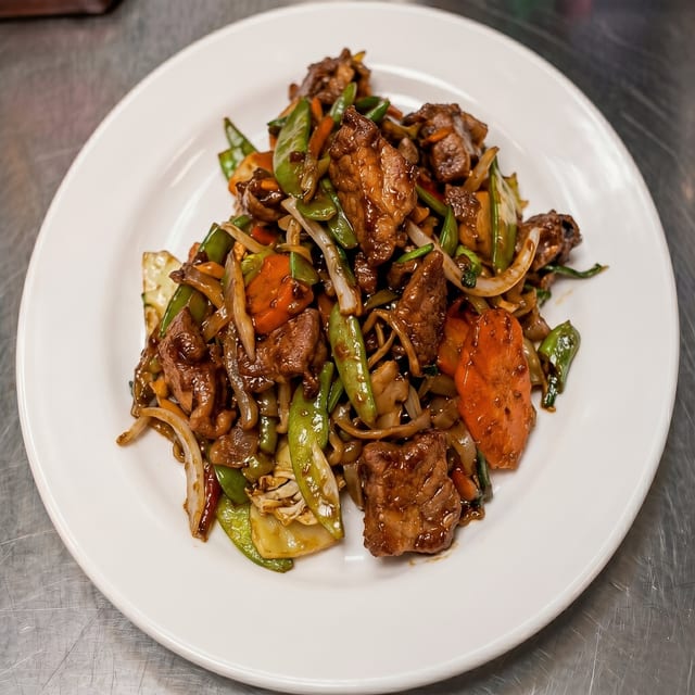 Spicy Beef Salad.