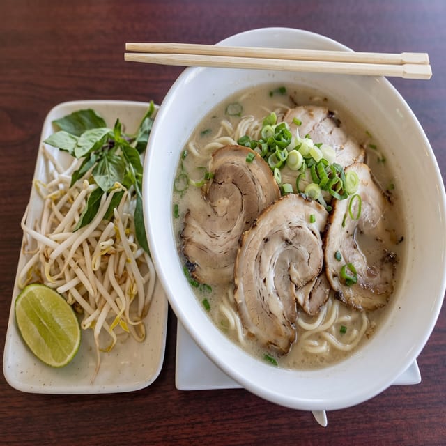 Pho Chashu (Pork) Noodle Soup.