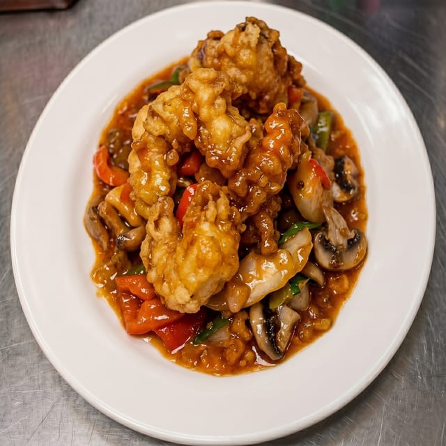 Shrimp Teriyaki.